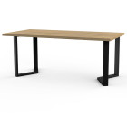 Table à manger 180x90 avec pied et plateau | La Fabrique des Pieds