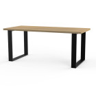 Table à manger 180x80 avec pied et plateau | La Fabrique des Pieds