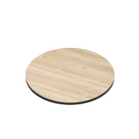 Plateau compact HPL rond 70 cm | La Fabrique des Pieds