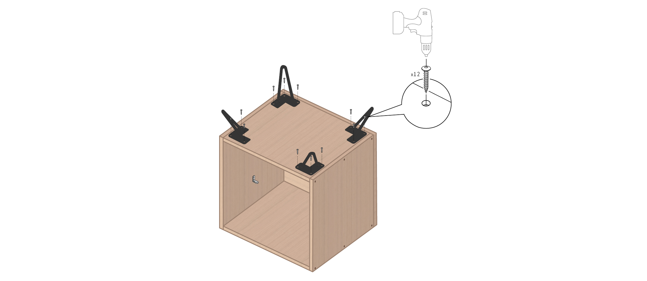 Meuble vinyle DIY : fabriquer un meuble vinyle en 8 étapes