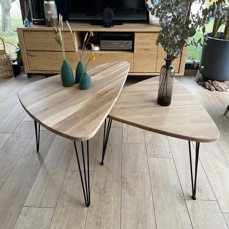 Pied épingle renforcé pour table basse