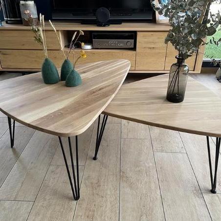 Pied épingle renforcé pour table basse